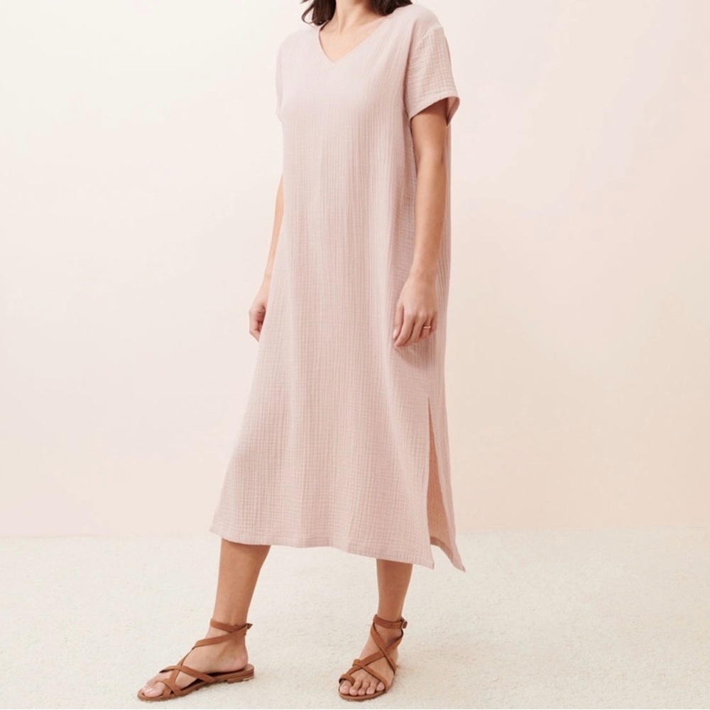 JENNI KAYNE Cypress Caftan Dress in blush Size M